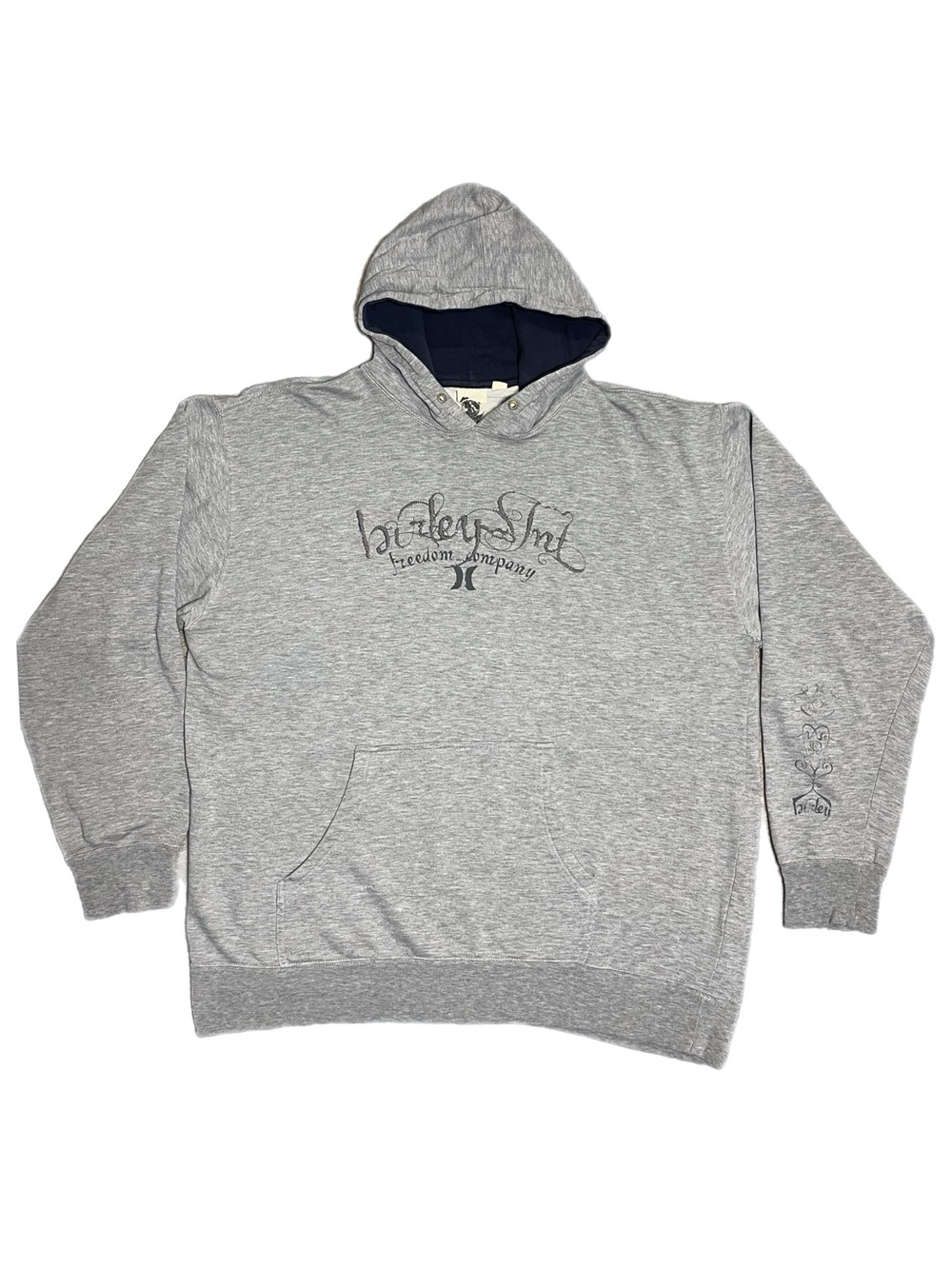 2004 Y2K Hurley Embroidered  Hoodie